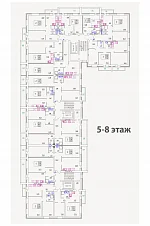 5-8 этажи