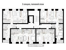 3 секция, типовой этаж