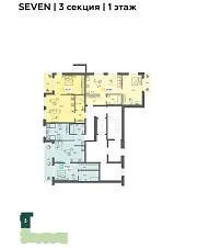 3 секция 1 этаж