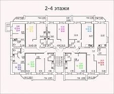 2-4 этажи