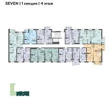 1 секция 4 этаж