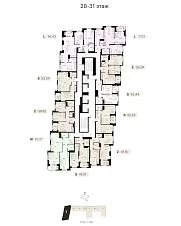 1 секция 28-31 этаж