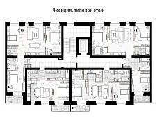 4 секция, типовой этаж